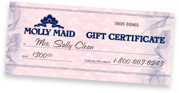 MOLLY MAID Gift Certificate