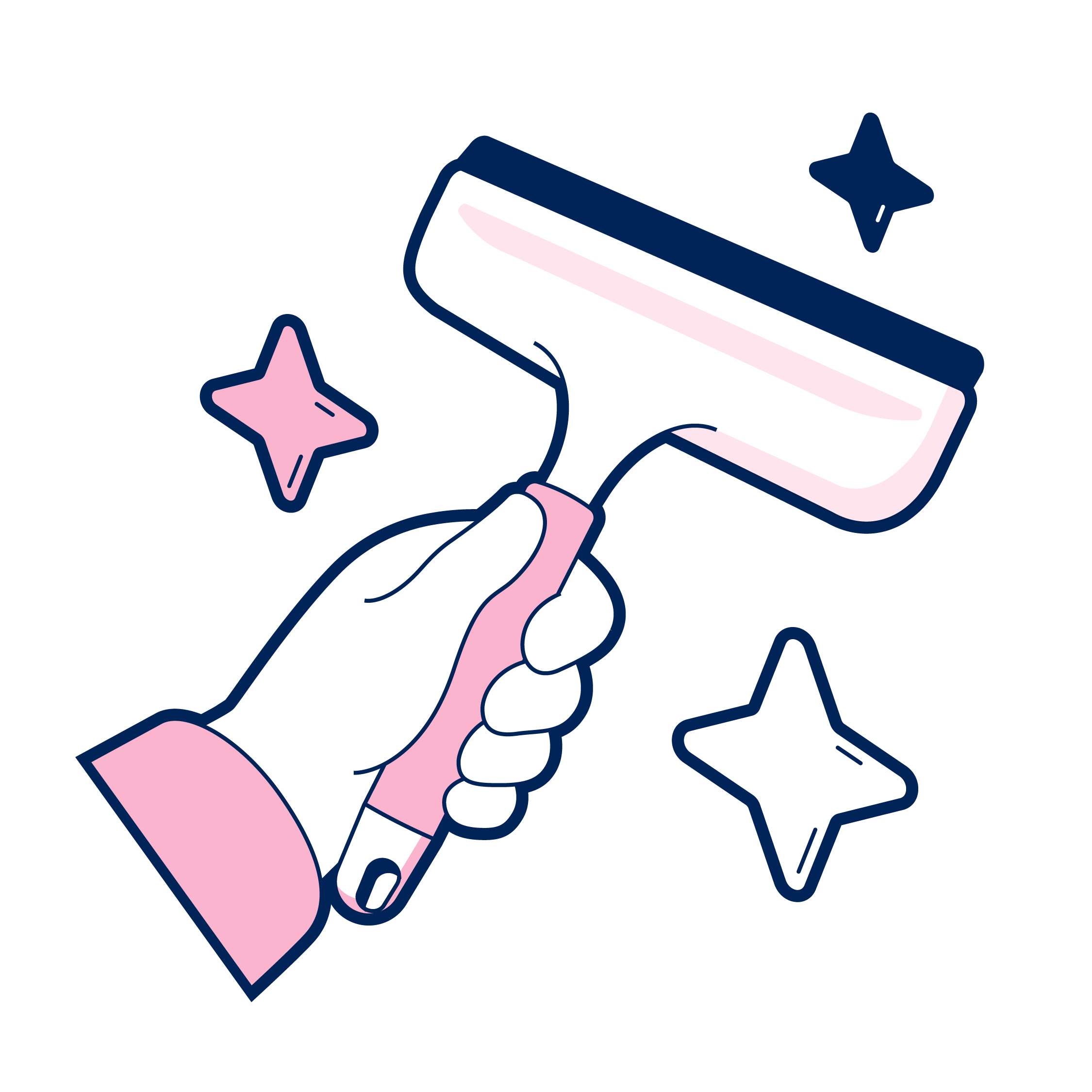 Interior window cleaning  (on request)