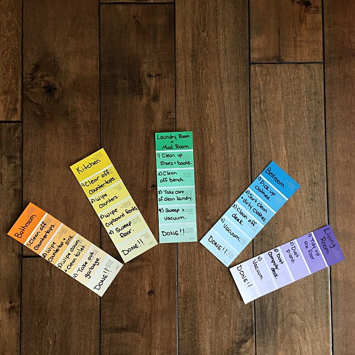 Making Kids’ Chores Cheerful with Colourful Chore Charts